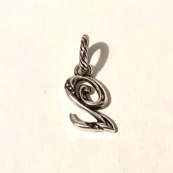🆕 Brighton Number Two #2 silver charm with crystals Retired style NWOT - Picture 2 of 4